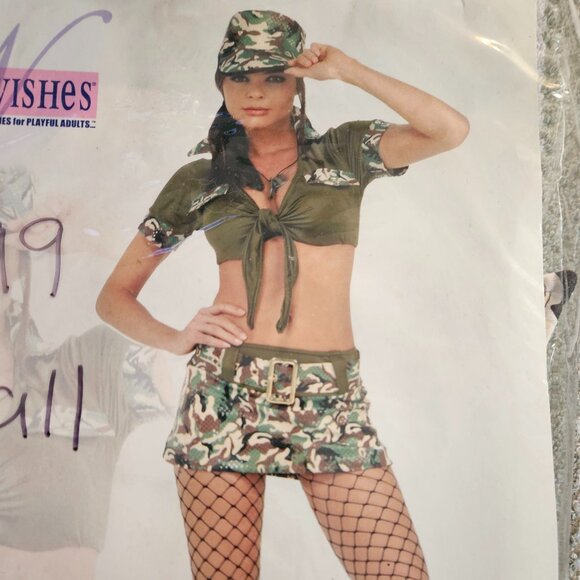 LAST NWT ARMY Military Dress Garters Hat S/M - Picture 11 of 16